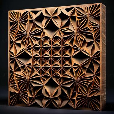 3D model geometric pattern (STL)